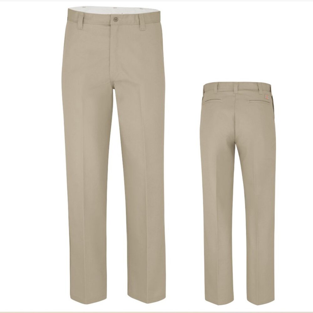 Dickies Men's Industrial Pants - Flat Front Relaxed Fit - LP812 - Desert Sand
